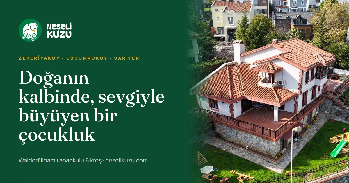 Özel Sarıyer Neşeli Kuzu Anaokulu logosu